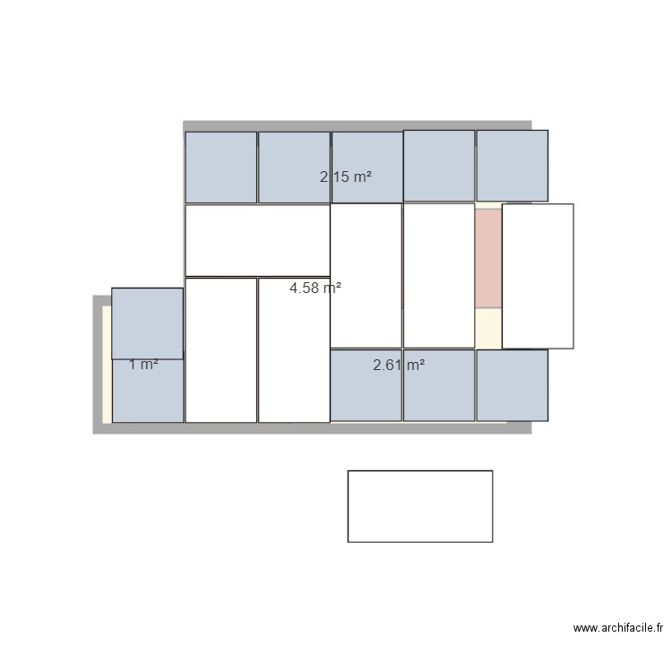 Kitchen tiles  Wimpole mews 2. Plan de 0 pièce et 0 m2