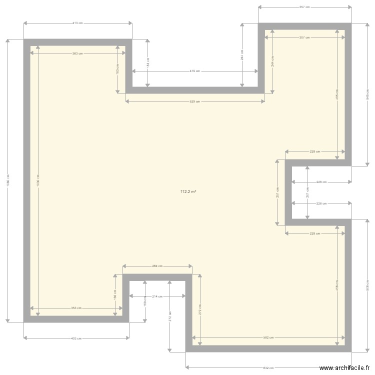 plan multivolumes. Plan de 0 pièce et 0 m2