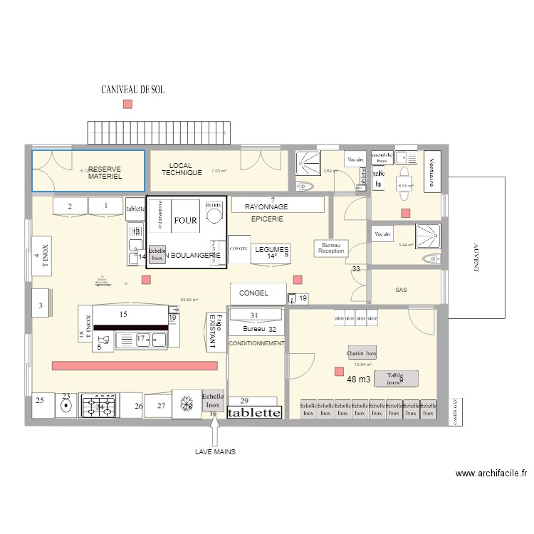 CUISINE RAD V7. Plan de 0 pièce et 0 m2