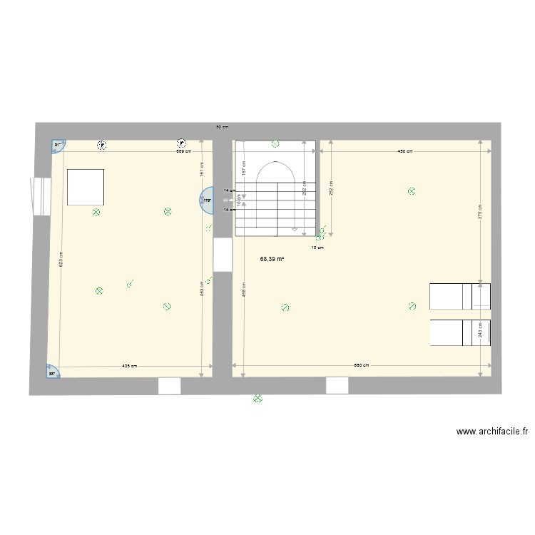 grenier Maison Védrines. Plan de 0 pièce et 0 m2