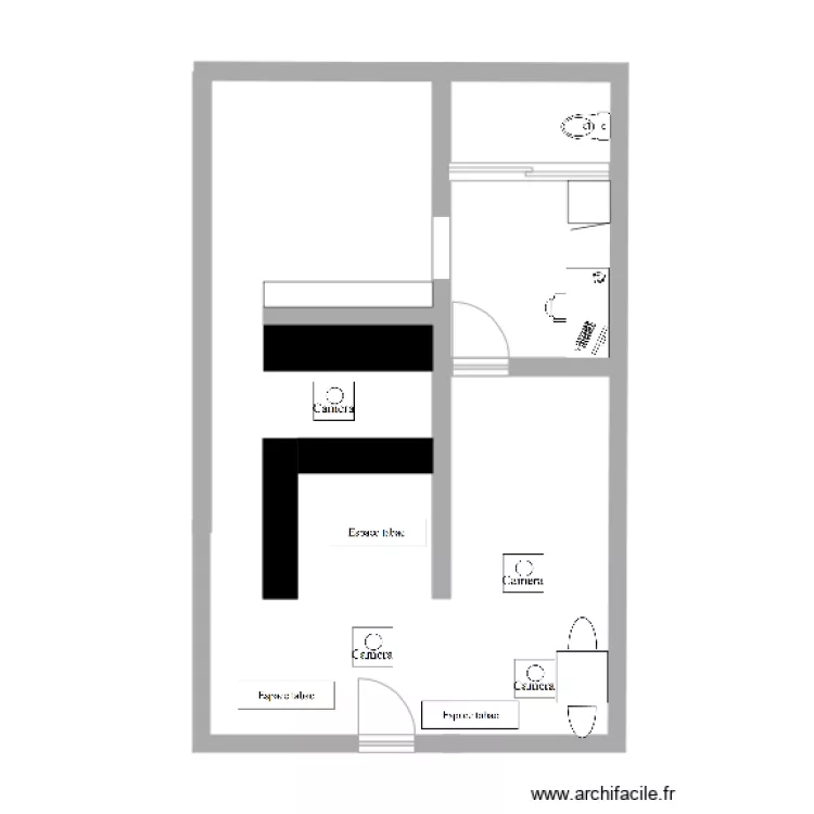 Plan cam&eacute;ra. Plan de 