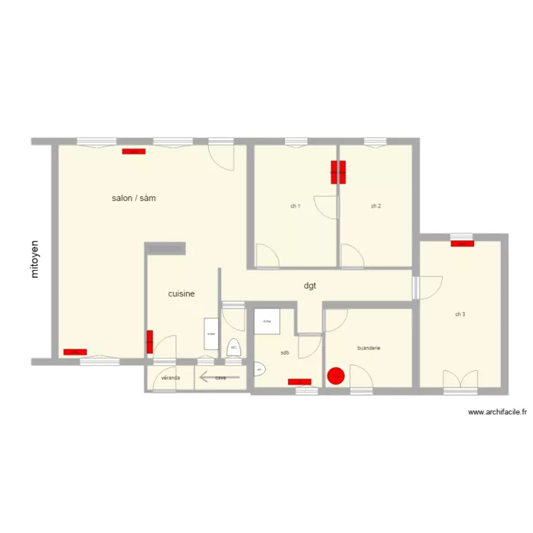 SCI HABERTOISE. Plan de 