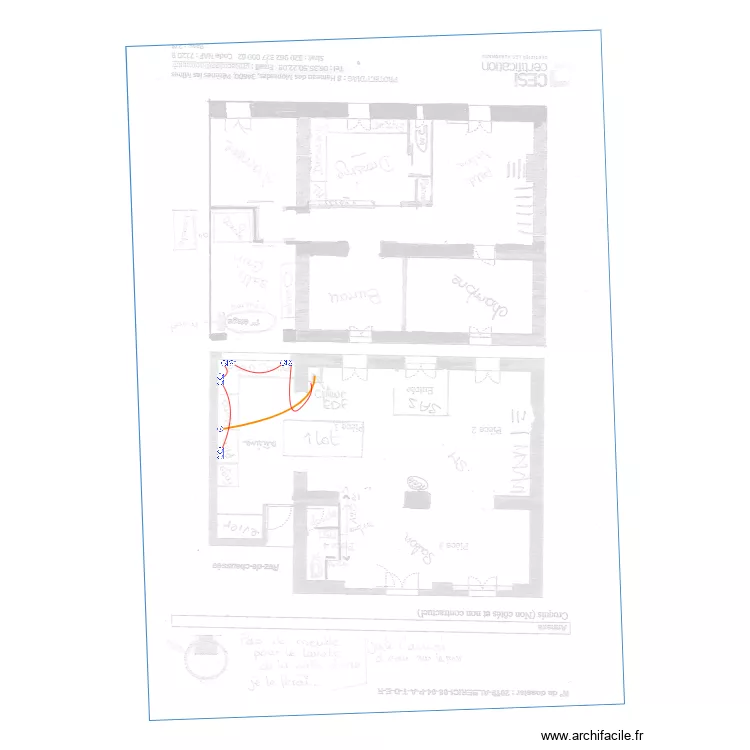 plan plan&egrave;s. Plan de 