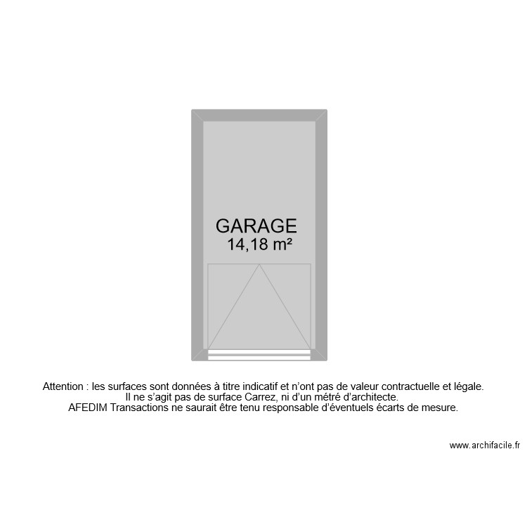 bi 9617 garage. Plan de 0 pièce et 0 m2