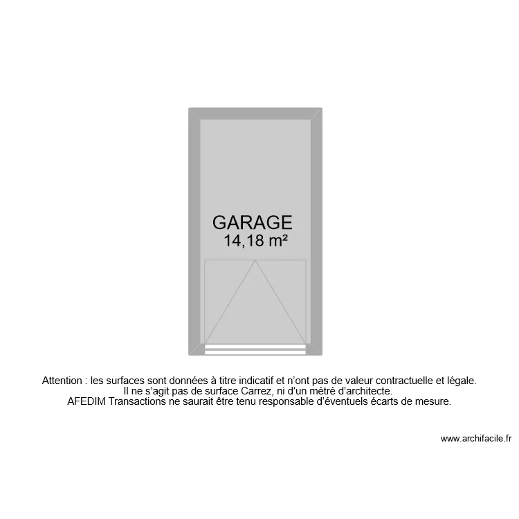 bi 9617 garage. Plan de 