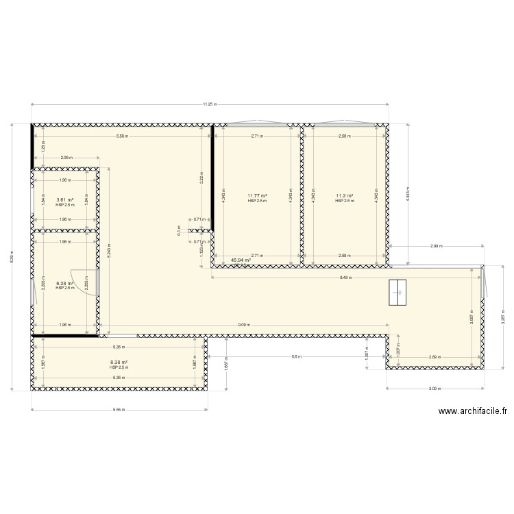 ETAGE BEAUME2. Plan de 0 pièce et 0 m2