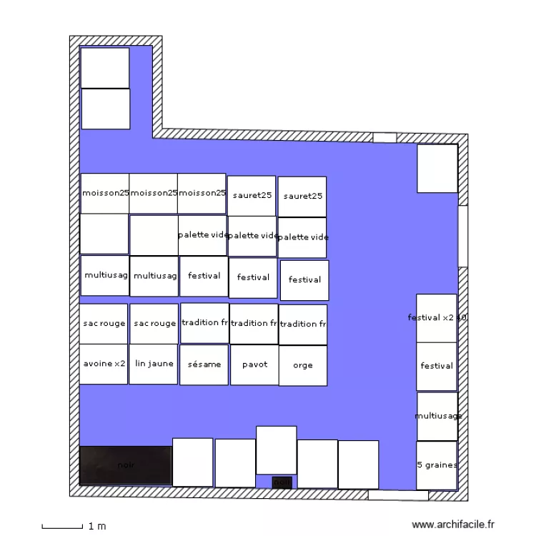 salle stockage 2 eme étage suite. Plan de salle stockage 2 eme étage suite. Plan de