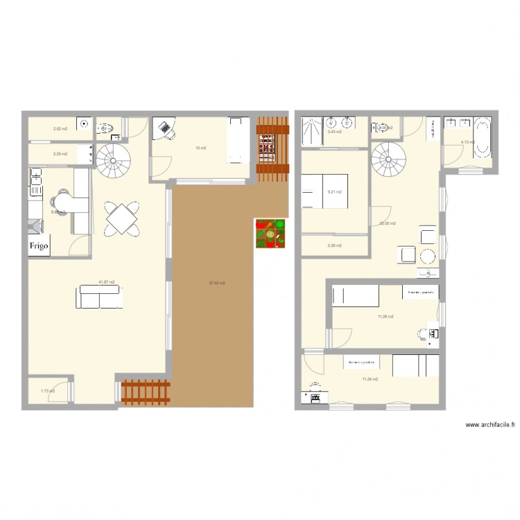 MaisonMAsson. Plan de 0 pièce et 0 m2