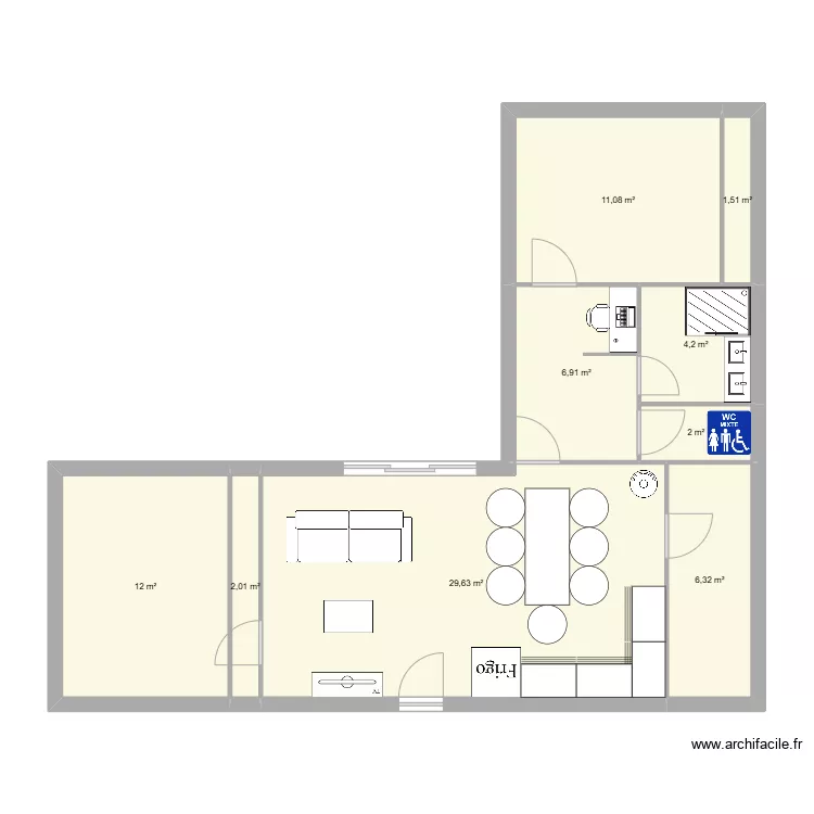 Maison Eco 1. Plan de 