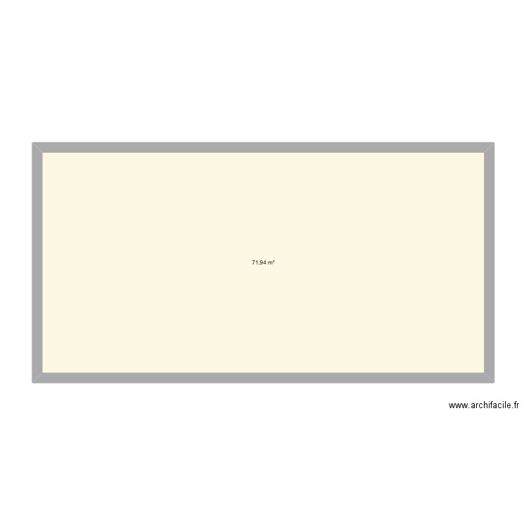 maison de reve bas. Plan de 1 pièce et 72 m2