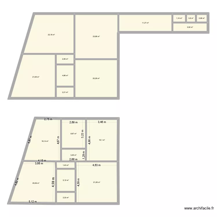 Appartement Ursulines. Plan de Appartement Ursulines. Plan de