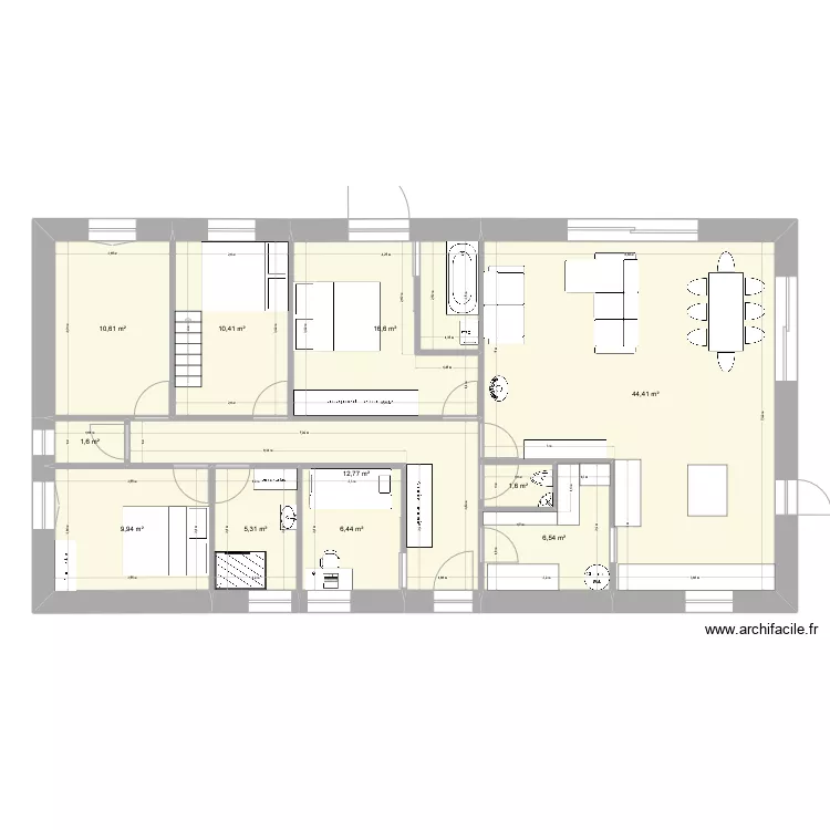 maison v2. Plan de 