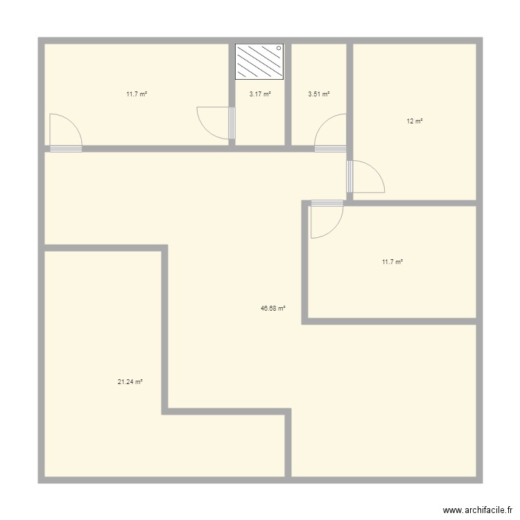 villa gs. Plan de 0 pièce et 0 m2