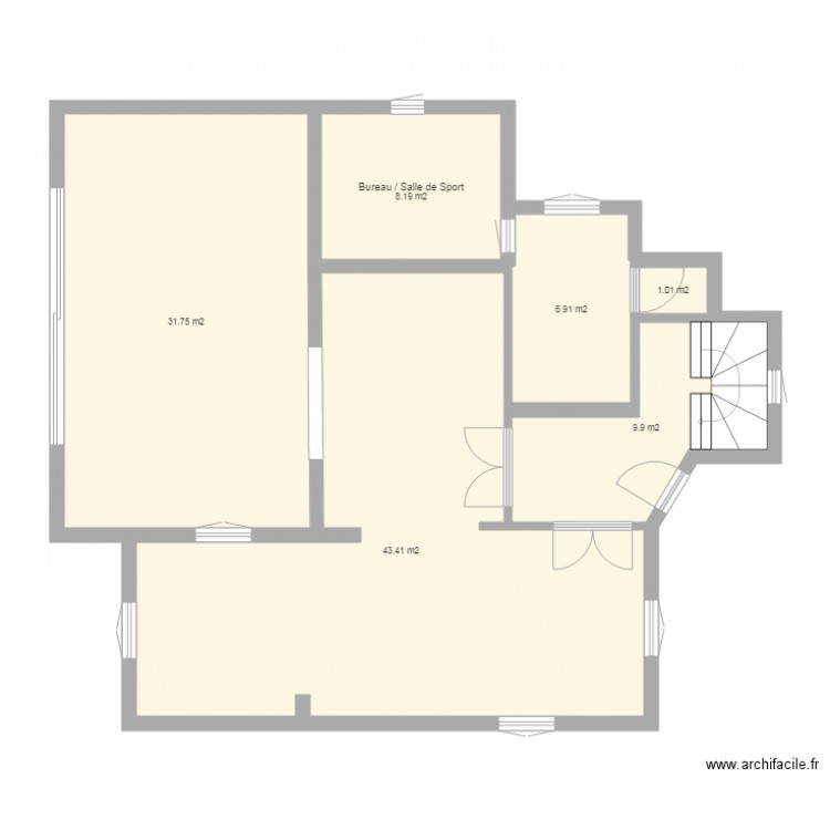 Maison Blanche2. Plan de 0 pièce et 0 m2