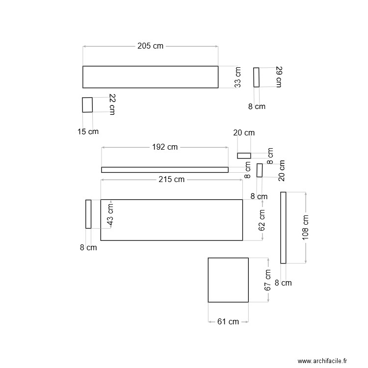 plan de travail. Plan de 0 pièce et 0 m2