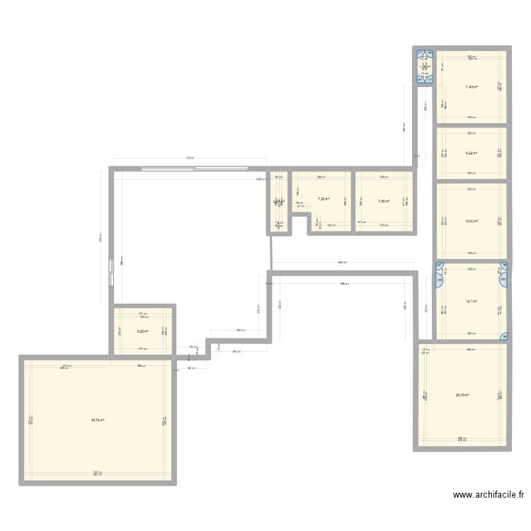 olivine. Plan de 0 pièce et 0 m2