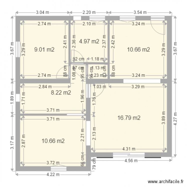 val fleuri aménagé. Plan de 0 pièce et 0 m2