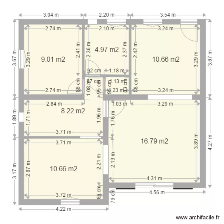 val fleuri am&eacute;nag&eacute;. Plan de 