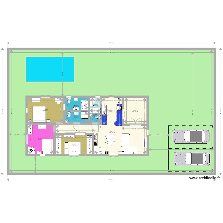 110 m2 2021 LIMITES. Plan de 