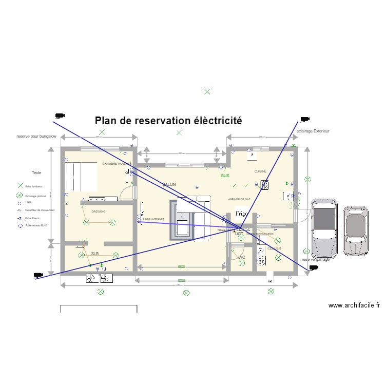 maison PLAN MEDIA. Plan de 5 pièces et 121 m2