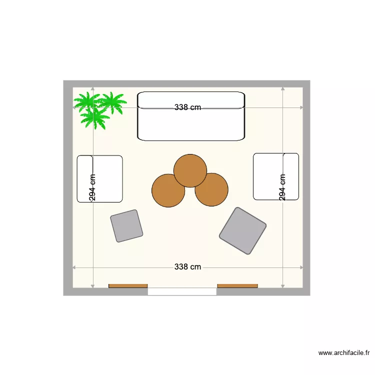 TERRASSE 4. Plan de 