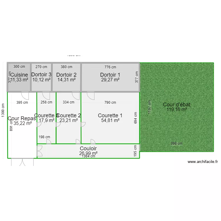 Chenil. Plan de Chenil. Plan de