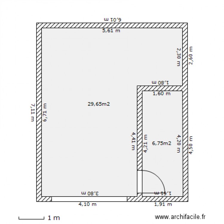 Garage. Plan de 0 pièce et 0 m2