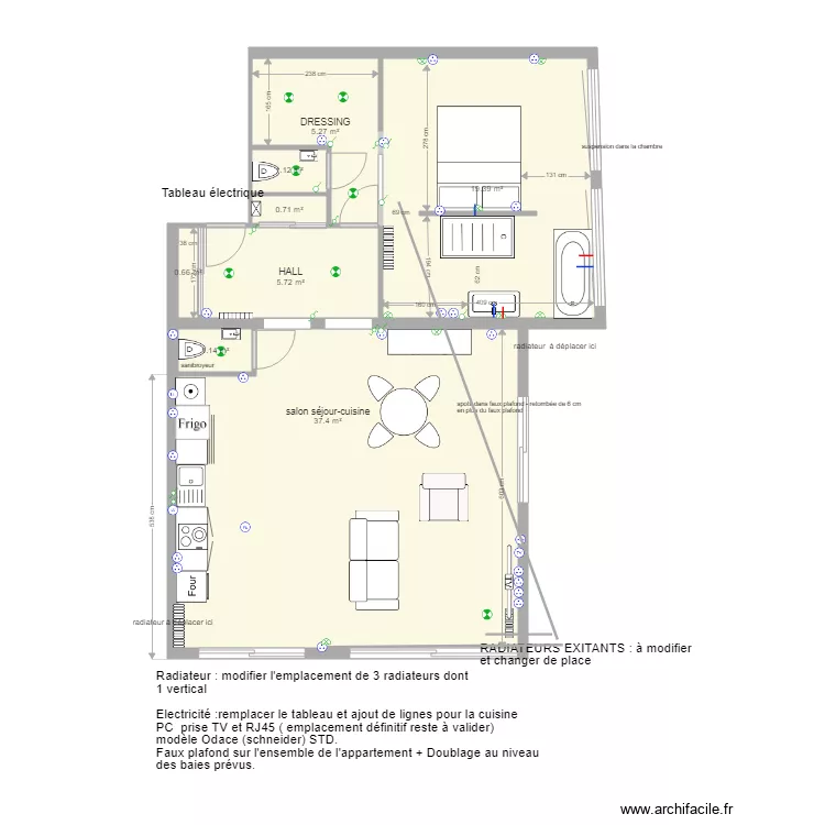 projet LE ROCH2. Plan de 