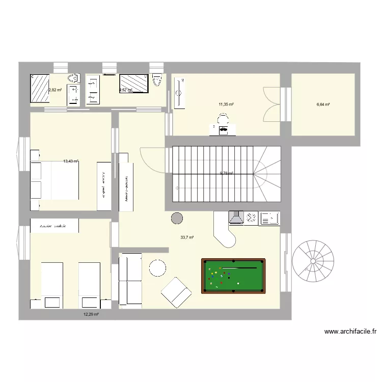 Combles. Plan de 