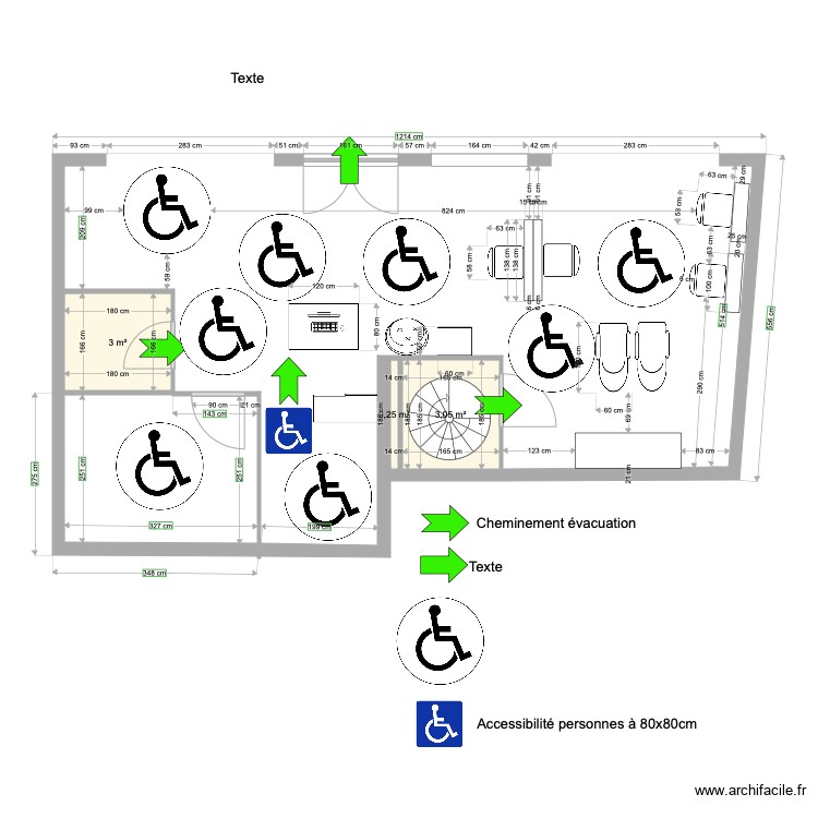 plan nouveau salon avec Cleopatra. Plan de 0 pièce et 0 m2