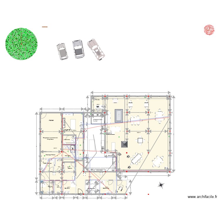 hangar 4. Plan de 0 pièce et 0 m2