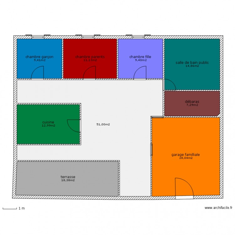 5F-pavillon_Christelle. Plan de 0 pièce et 0 m2