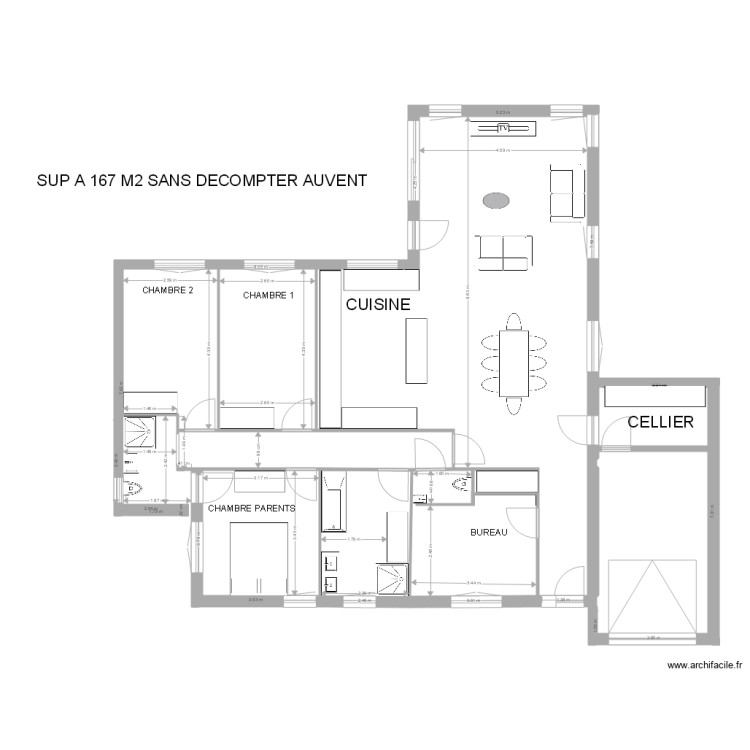 PLAN DOUDS TOTO GARAGE MITOYEN 3. Plan de 0 pièce et 0 m2