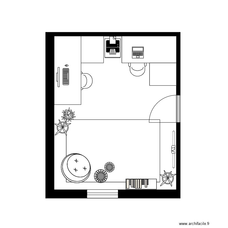 girard bureau. Plan de 0 pièce et 0 m2