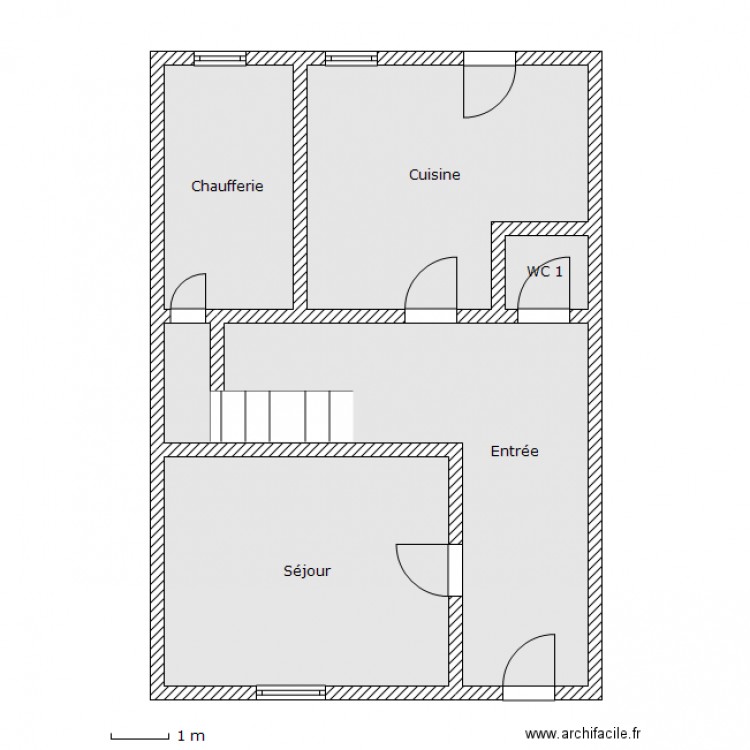 Immobrun RDC. Plan de 0 pièce et 0 m2