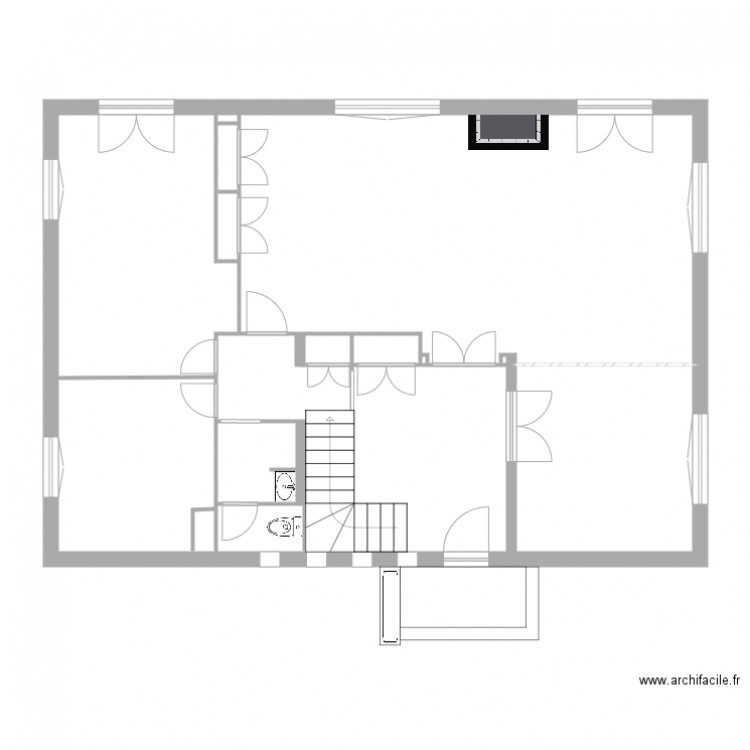 levant rez original. Plan de 0 pièce et 0 m2