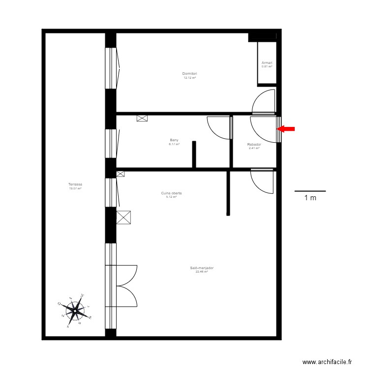 ED LES MOLES BLOC D 1 2 CANILLO. Plan de 0 pièce et 0 m2