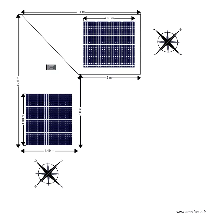 MAISON BERTHIER M5. Plan de 