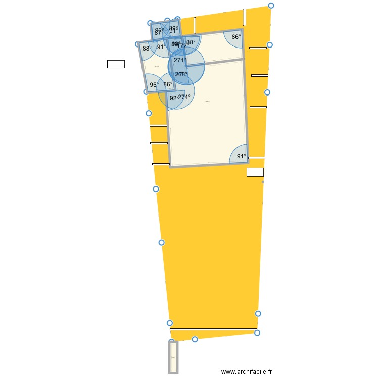 carro maison mamie. Plan de 4 pièces et 368 m2