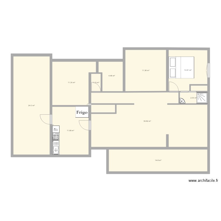 sp3c sabrina. Plan de 0 pièce et 0 m2