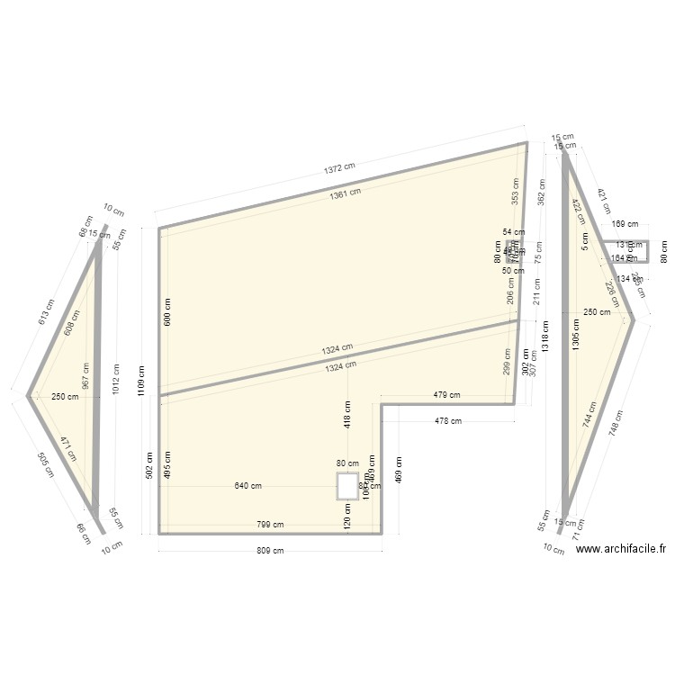 Toiture Ouroux 300m2. Plan de 0 pièce et 0 m2