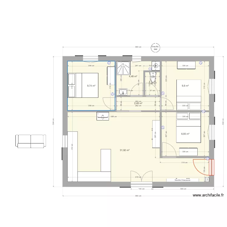 Sardaigne. Plan de 