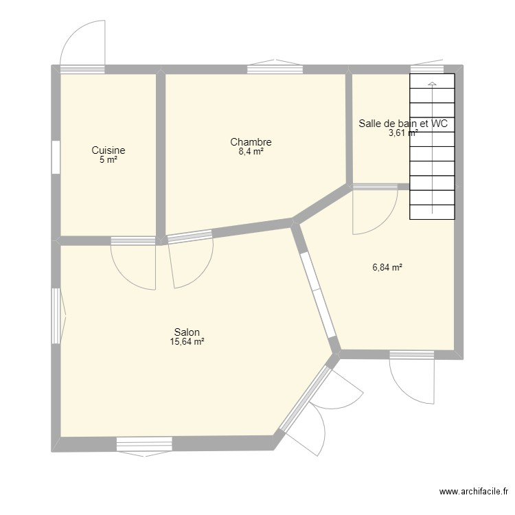 Rez de chaussée Maison . Plan de 0 pièce et 0 m2