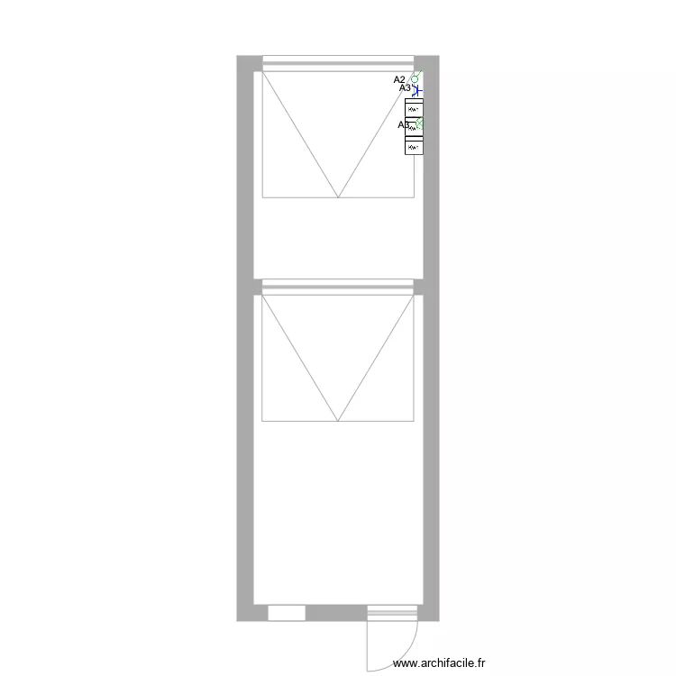 Hennuyeres 90 garage commun. Plan de Hennuyeres 90 garage commun. Plan de