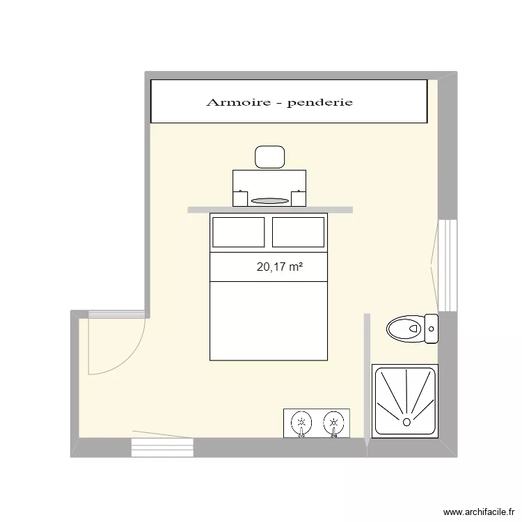 Suite Parentale. Plan de 