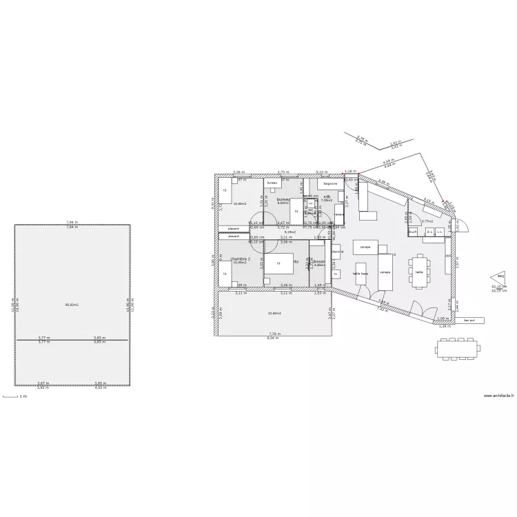 plan maison caro et ju 2. Plan de 