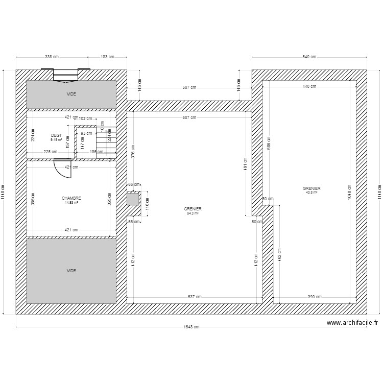 SOVADIM COMBLES. Plan de 0 pièce et 0 m2