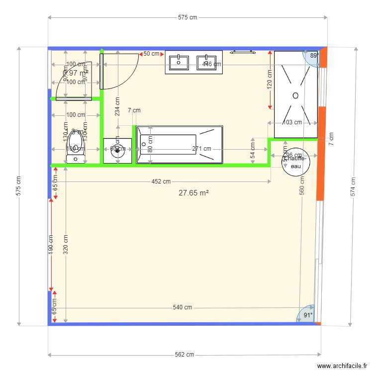 DRELON ST POL DETAIL SDB 2. Plan de 0 pièce et 0 m2