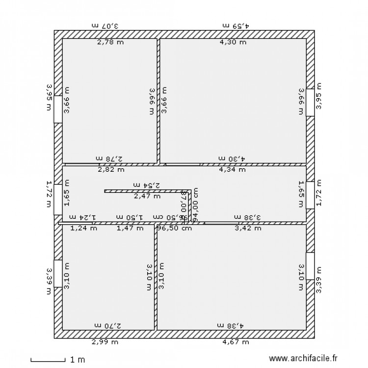 BALENDEIX2ETAGE. Plan de 0 pièce et 0 m2