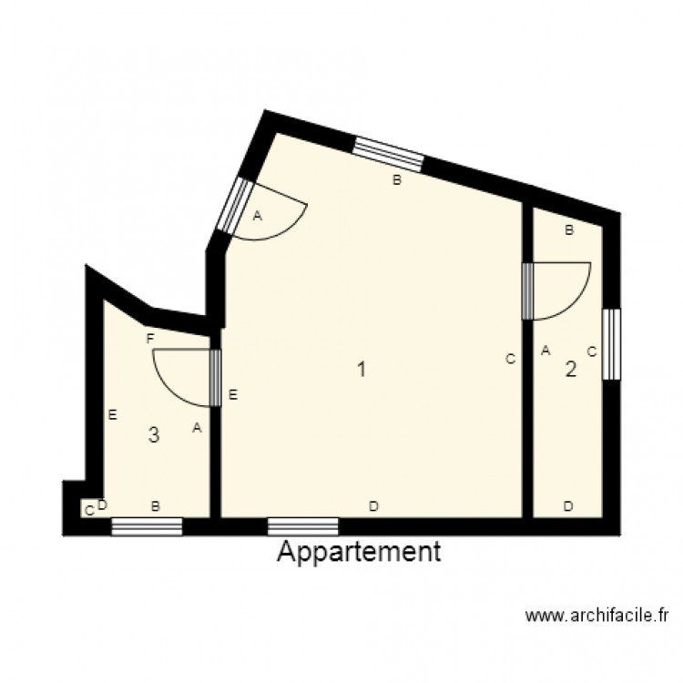 174310 SCI CHATEAU Logt3. Plan de 0 pièce et 0 m2